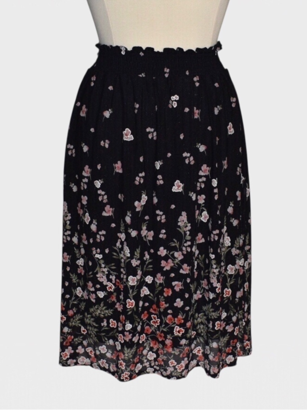 Ember Floral Midi‎ Skirt